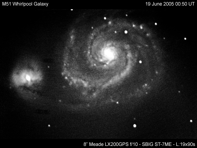 Solar Worlds - Whirlpool Galaxy M51 June 2005