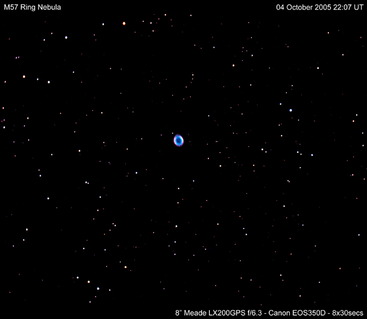 M57 Ring Nebula October 2005 - Solar Worlds