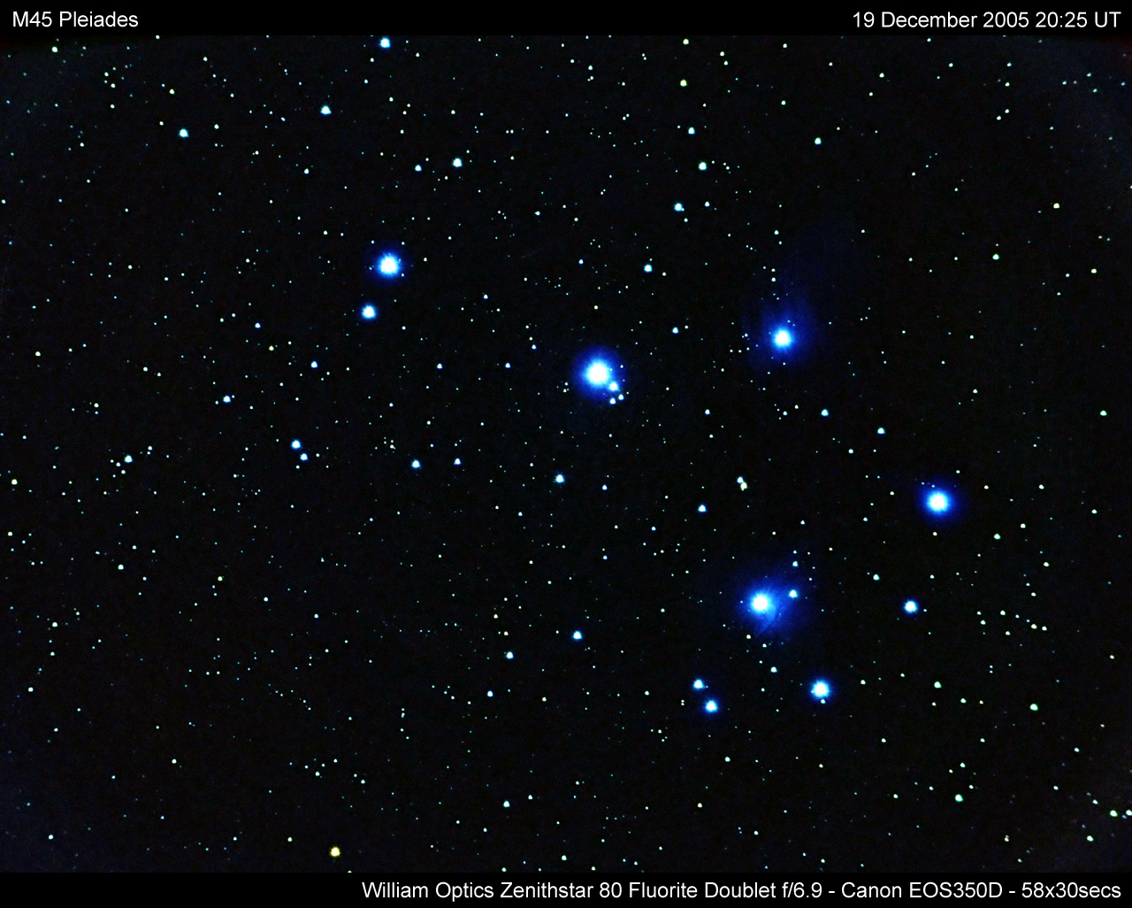 M45 The Pleiades - Solar Worlds
