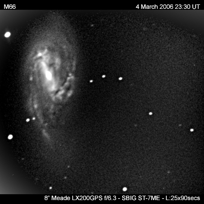 M66 - Galaxy in Leo - Solar Worlds