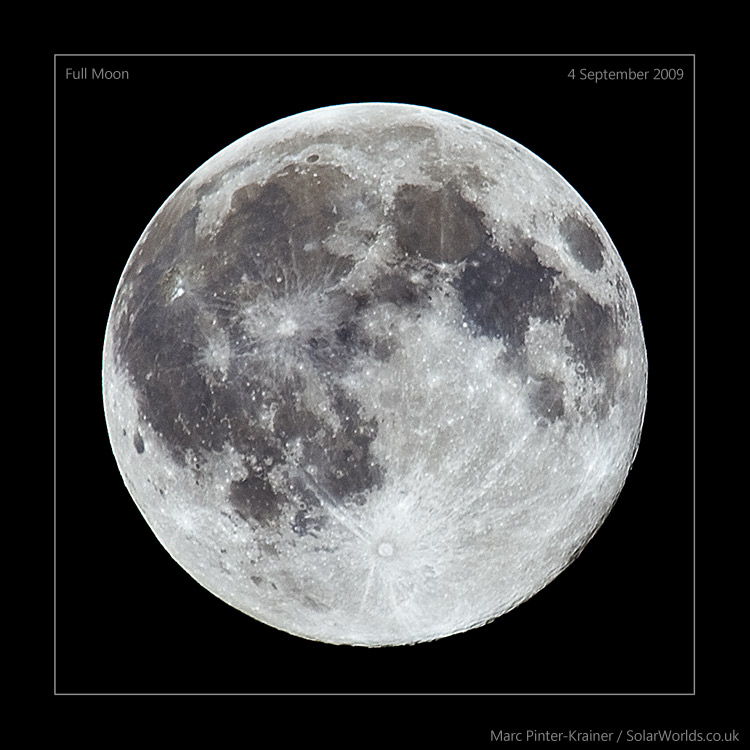 Full Moon on 4 September 2009 - Solar Worlds