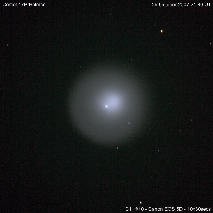 Comet 17P Holmes - (c) copyright Solar Worlds